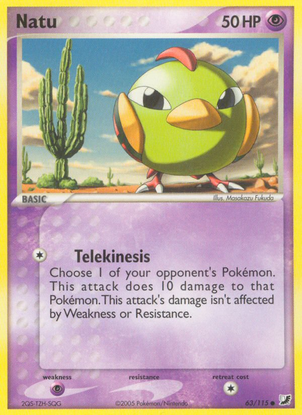 Natu (63/115) [EX: Unseen Forces] | Jomio and Rueliete's Cards and Comics