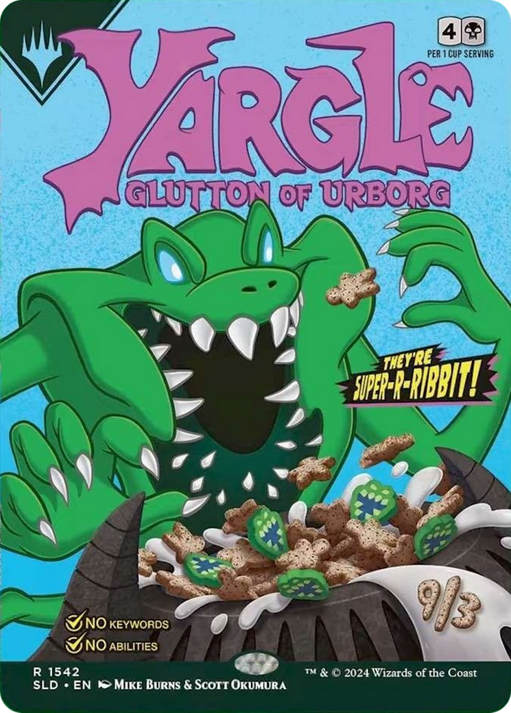 Yargle, Glutton of Urborg (Rainbow Foil) [Secret Lair Drop Series] | Jomio and Rueliete's Cards and Comics