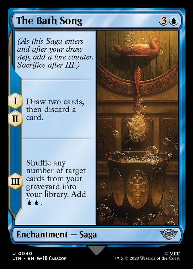 The Bath Song [The Lord of the Rings: Tales of Middle-Earth] | Jomio and Rueliete's Cards and Comics