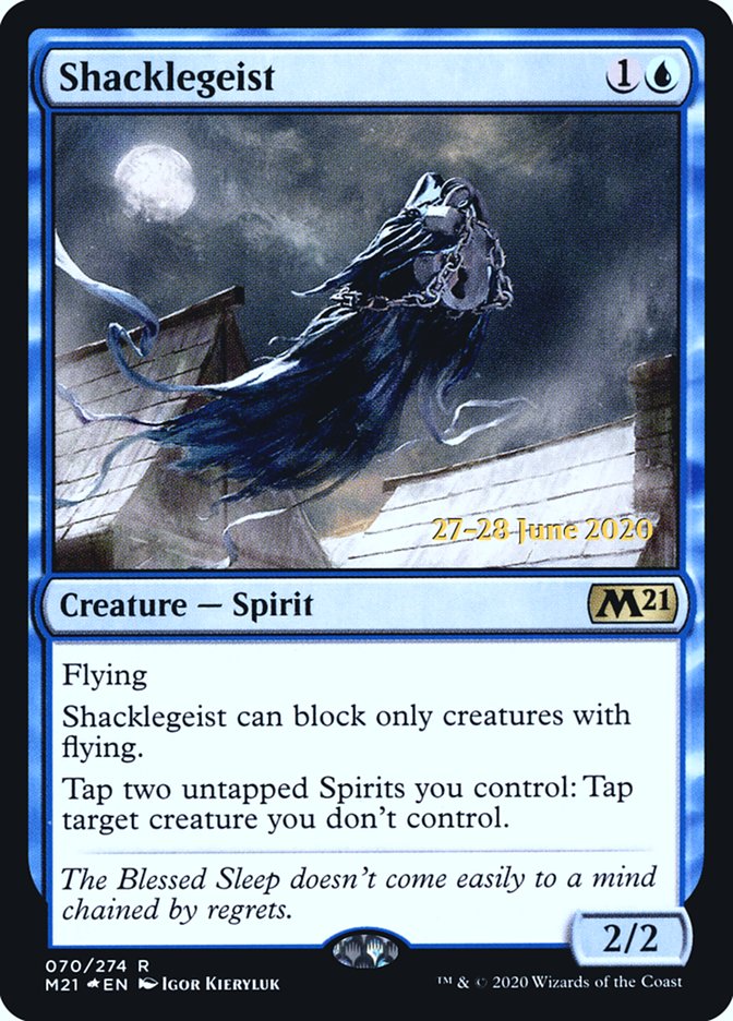 Shacklegeist [Core Set 2021 Prerelease Promos] | Jomio and Rueliete's Cards and Comics