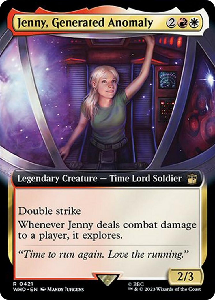 Jenny, Generated Anomaly (Extended Art) [Doctor Who] | Jomio and Rueliete's Cards and Comics
