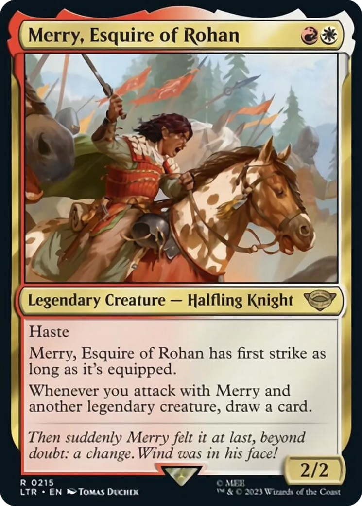Merry, Esquire of Rohan [The Lord of the Rings: Tales of Middle-Earth] | Jomio and Rueliete's Cards and Comics