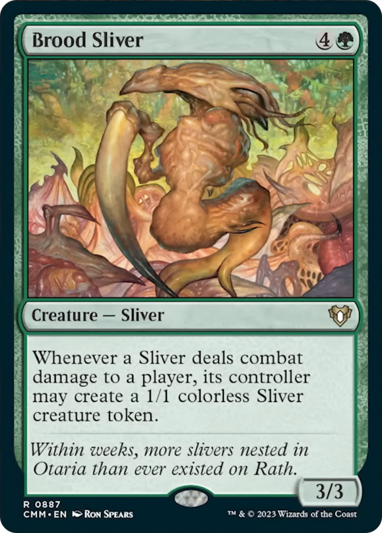 Brood Sliver [Commander Masters] | Jomio and Rueliete's Cards and Comics