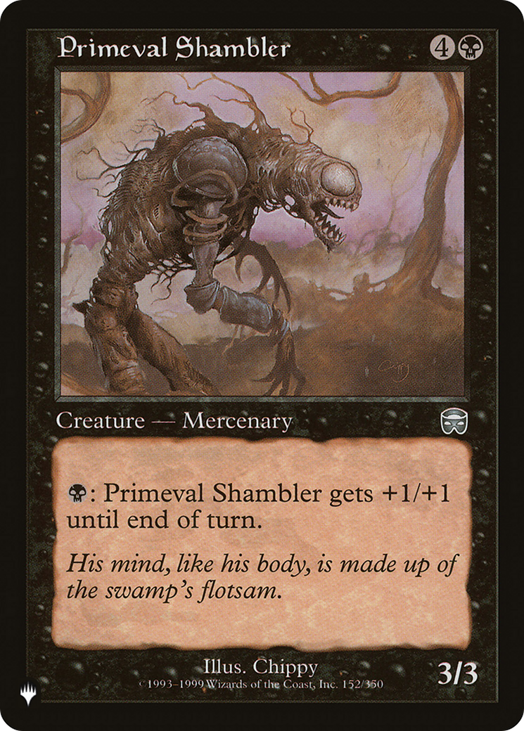 Primeval Shambler [The List] | Jomio and Rueliete's Cards and Comics