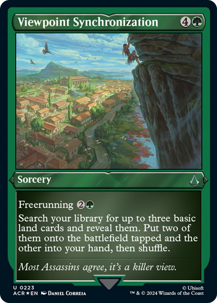 Viewpoint Synchronization (Foil Etched) [Assassin's Creed] | Jomio and Rueliete's Cards and Comics