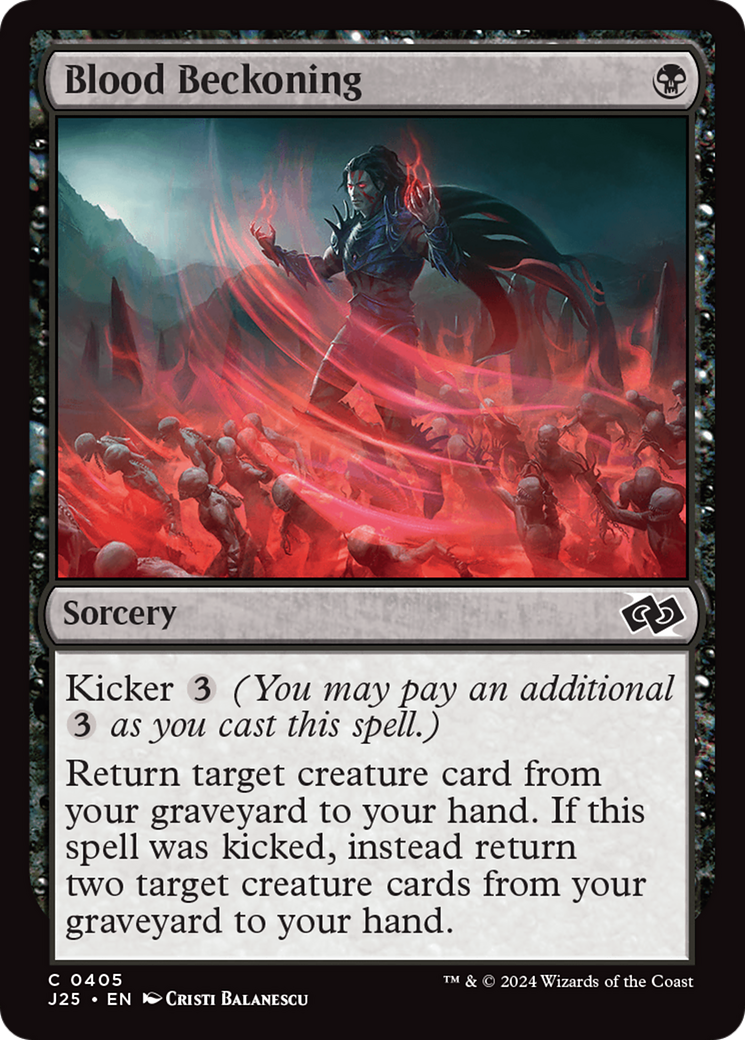 Blood Beckoning [Foundations Jumpstart] | Jomio and Rueliete's Cards and Comics