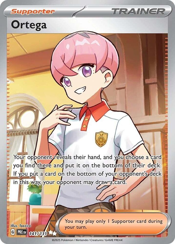 Ortega (141/131) [Scarlet & Violet: Prismatic Evolutions] | Jomio and Rueliete's Cards and Comics