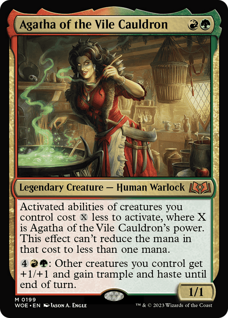 Agatha of the Vile Cauldron [Wilds of Eldraine] | Jomio and Rueliete's Cards and Comics