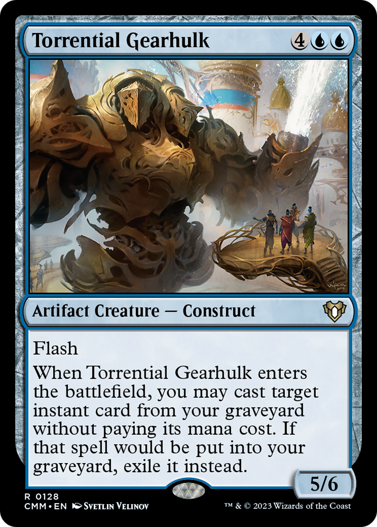 Torrential Gearhulk [Commander Masters] | Jomio and Rueliete's Cards and Comics