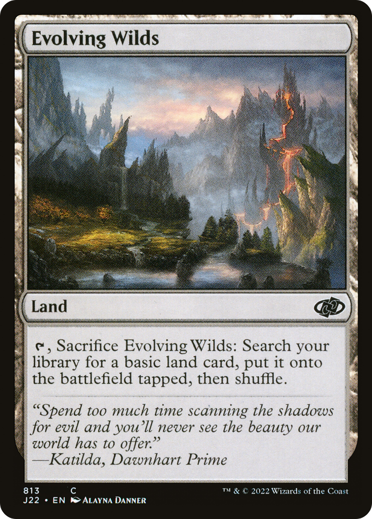 Evolving Wilds [Jumpstart 2022] | Jomio and Rueliete's Cards and Comics