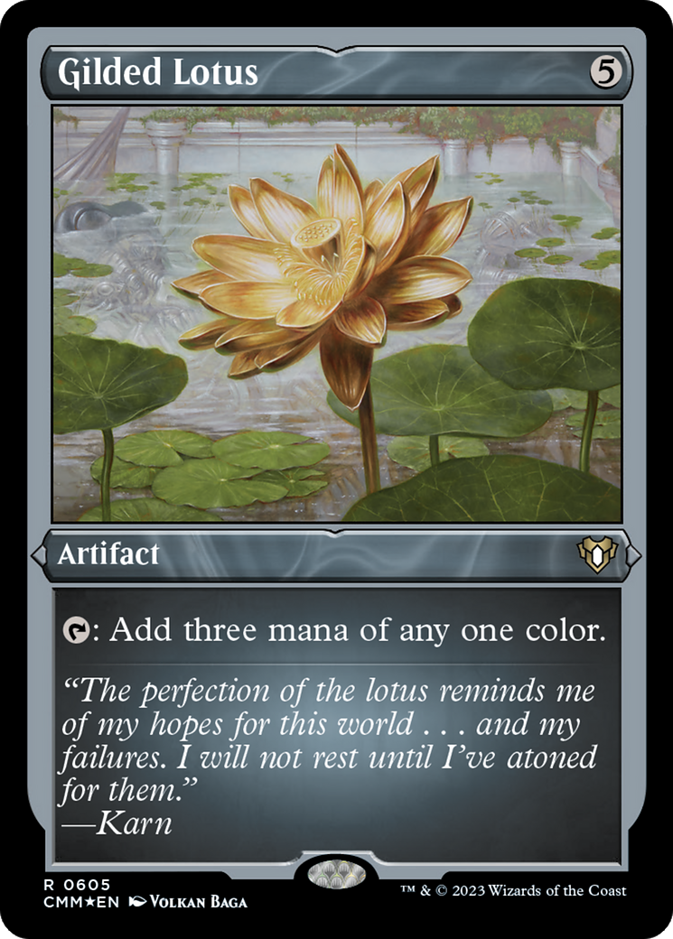 Gilded Lotus (Foil Etched) [Commander Masters] | Jomio and Rueliete's Cards and Comics