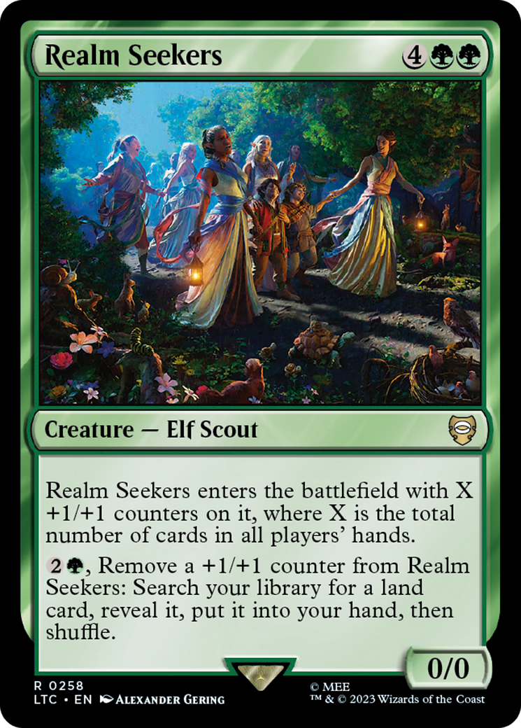 Realm Seekers [The Lord of the Rings: Tales of Middle-Earth Commander] | Jomio and Rueliete's Cards and Comics