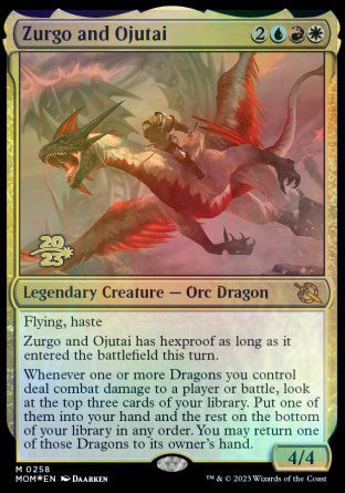 Zurgo and Ojutai [March of the Machine Prerelease Promos] | Jomio and Rueliete's Cards and Comics
