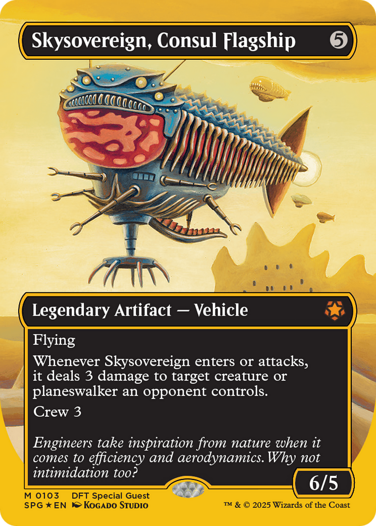 Skysovereign, Consul Flagship (First-Place Foil) [Aetherdrift Special Guests] | Jomio and Rueliete's Cards and Comics