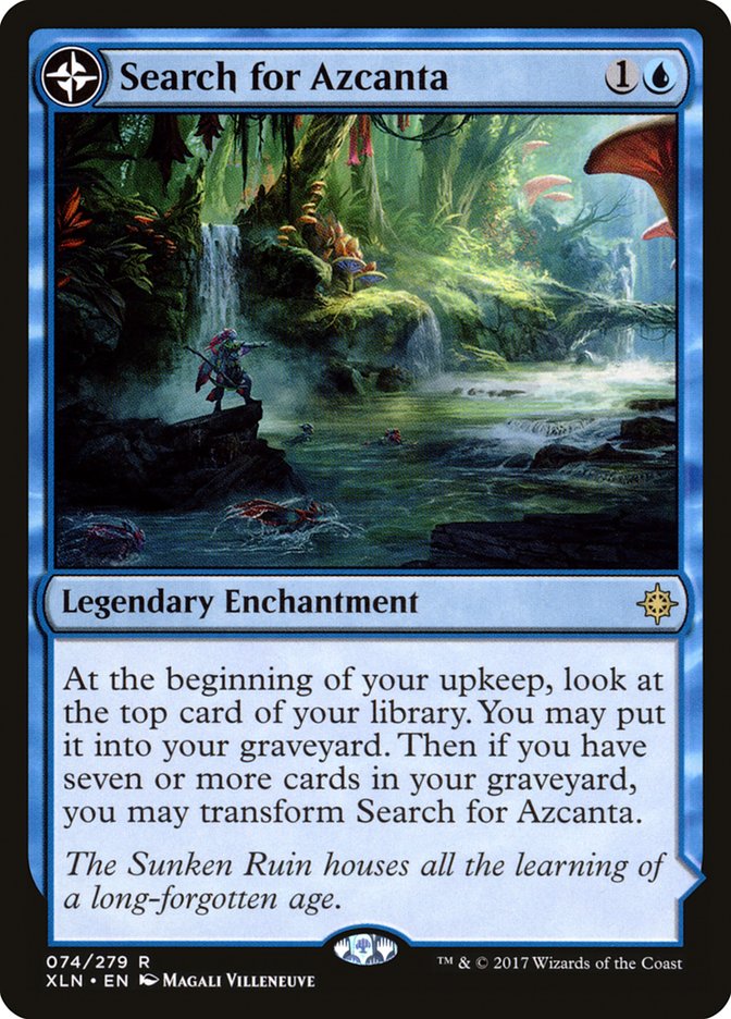 Search for Azcanta // Azcanta, the Sunken Ruin [Ixalan] | Jomio and Rueliete's Cards and Comics