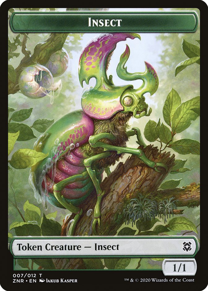 Insect Token [Zendikar Rising Tokens] | Jomio and Rueliete's Cards and Comics