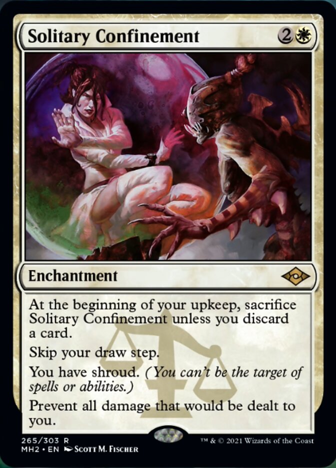 Solitary Confinement (Foil Etched) [Modern Horizons 2] | Jomio and Rueliete's Cards and Comics