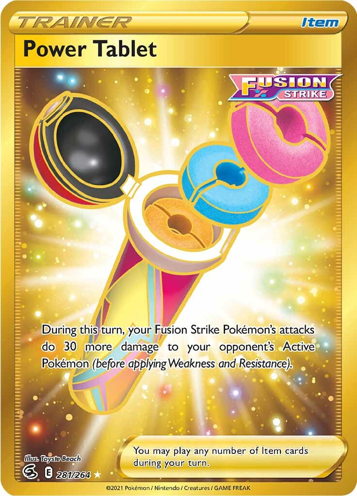 Power Tablet (281/264) [Sword & Shield: Fusion Strike] | Jomio and Rueliete's Cards and Comics