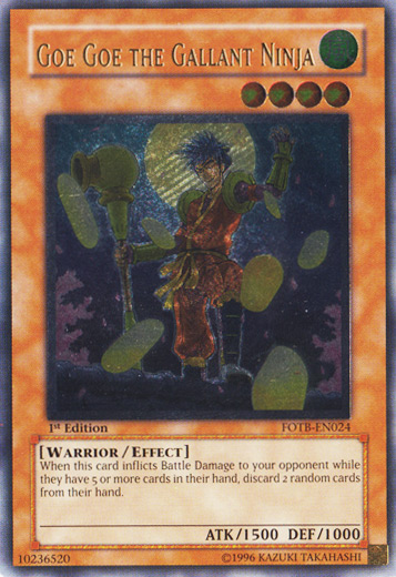 Goe Goe the Gallant Ninja [FOTB-EN024] Ultimate Rare | Jomio and Rueliete's Cards and Comics