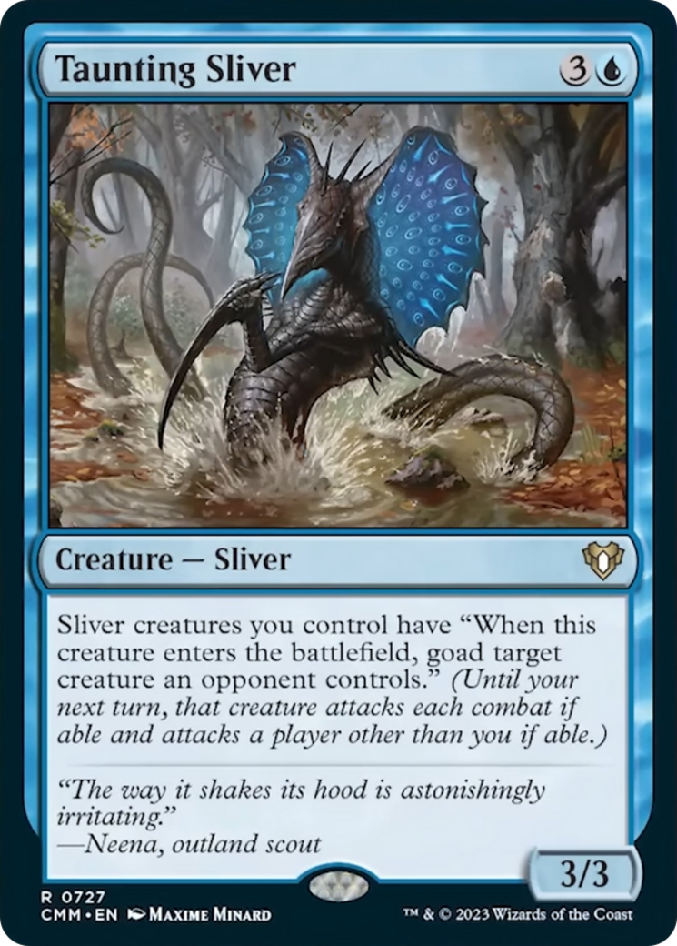 Taunting Sliver [Commander Masters] | Jomio and Rueliete's Cards and Comics