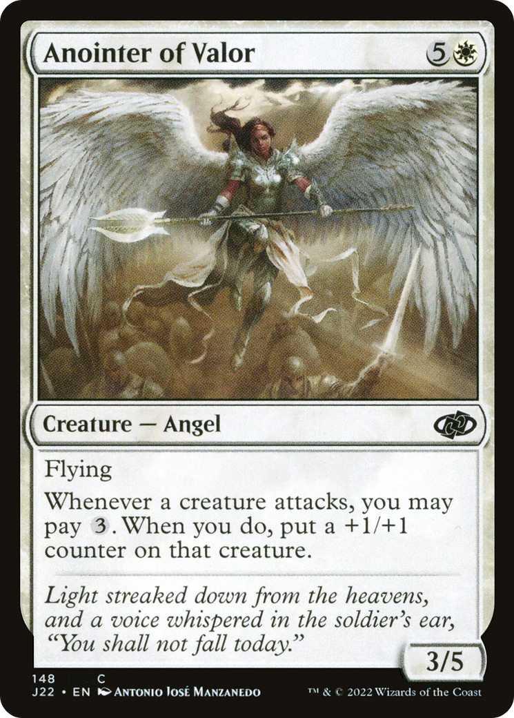Anointer of Valor [Jumpstart 2022] | Jomio and Rueliete's Cards and Comics