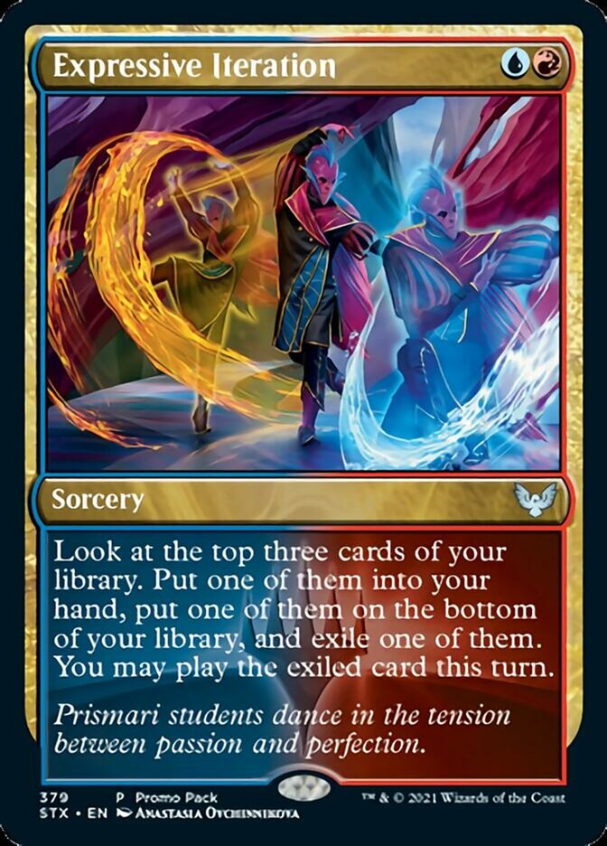 Expressive Iteration (Promo Pack) [Strixhaven: School of Mages Promos] | Jomio and Rueliete's Cards and Comics