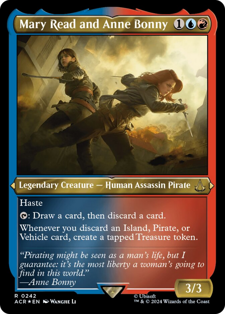Mary Read and Anne Bonny (Foil Etched) [Assassin's Creed] | Jomio and Rueliete's Cards and Comics