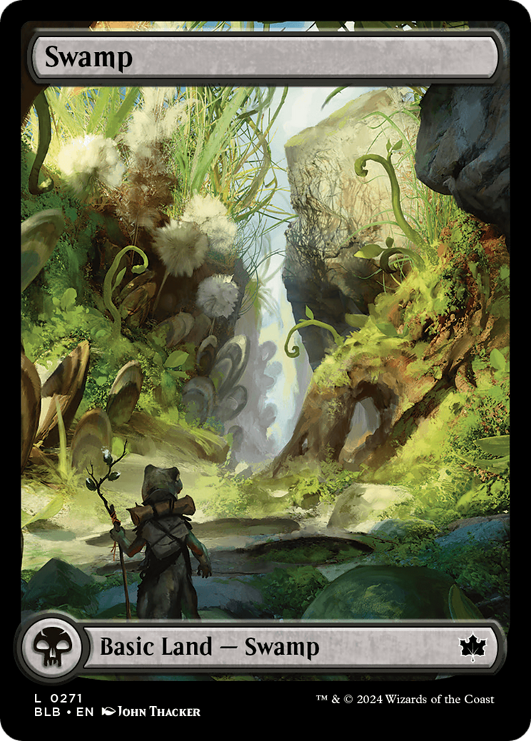 Swamp (0271) [Bloomburrow] | Jomio and Rueliete's Cards and Comics