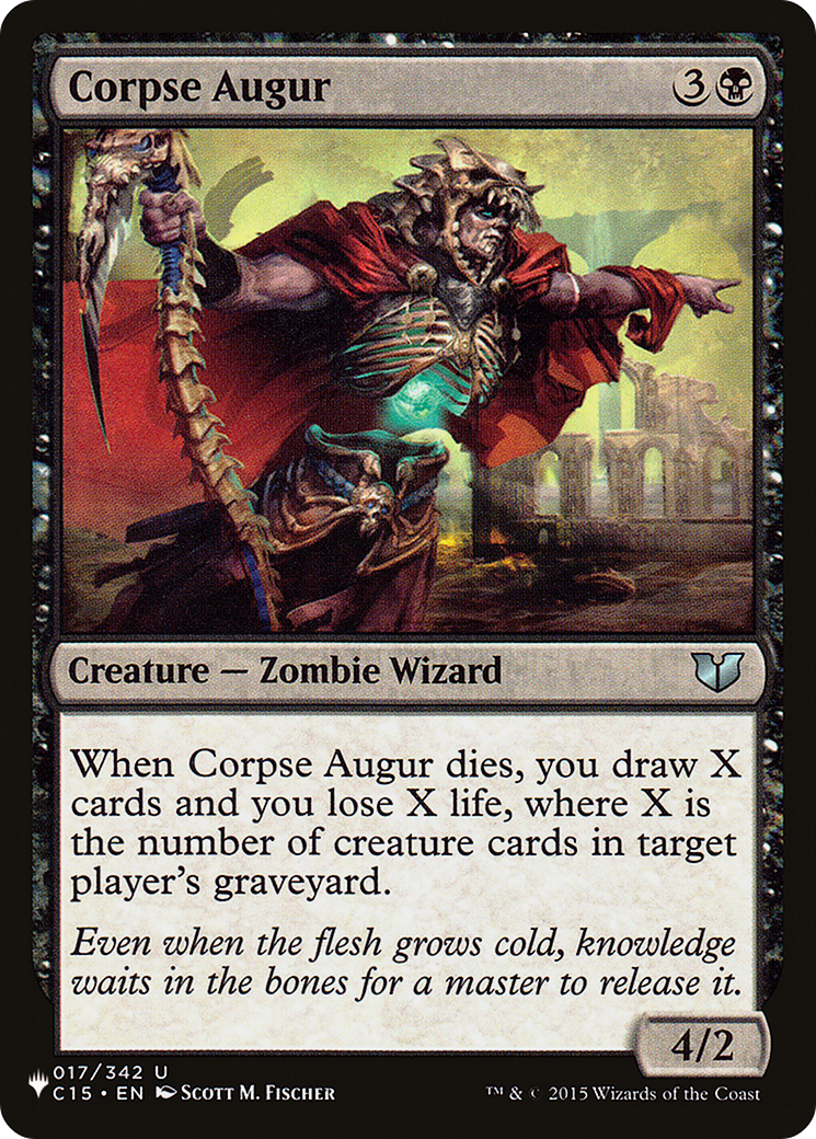 Corpse Augur [The List] | Jomio and Rueliete's Cards and Comics