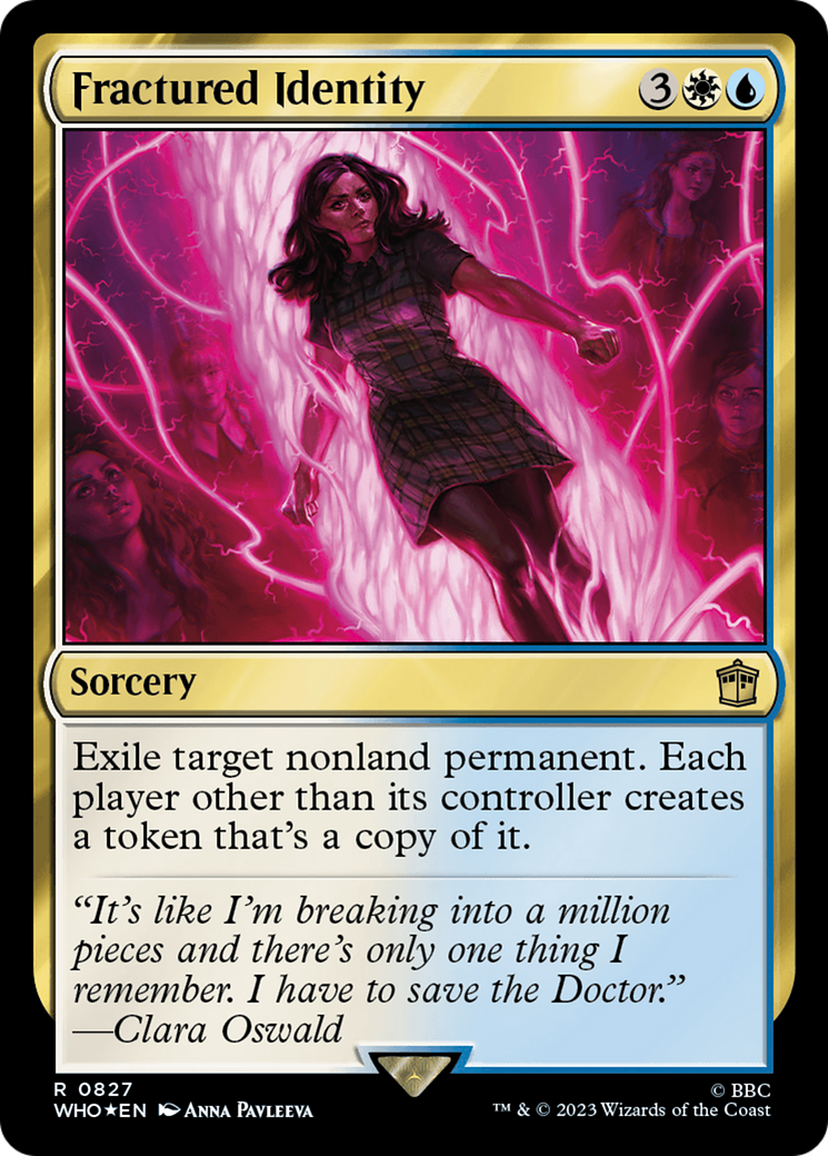 Fractured Identity (Surge Foil) [Doctor Who] | Jomio and Rueliete's Cards and Comics