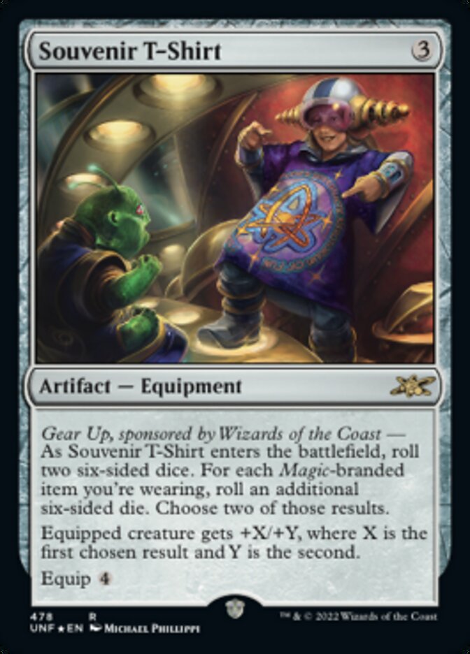 Souvenir T-Shirt (Galaxy Foil) [Unfinity] | Jomio and Rueliete's Cards and Comics