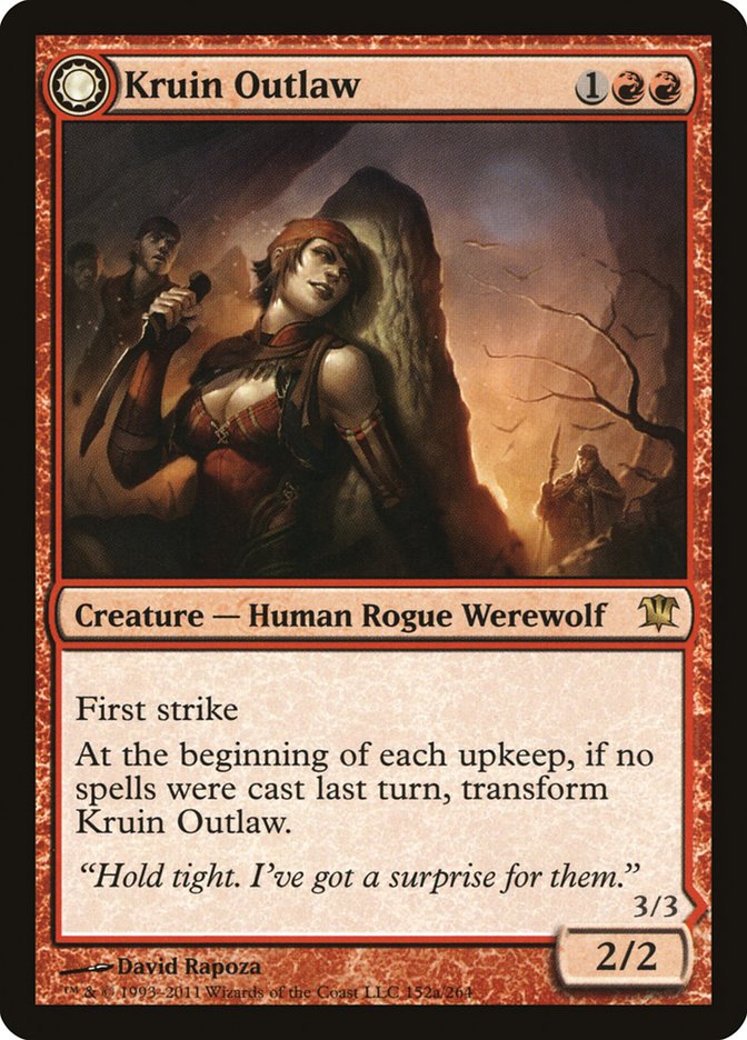 Kruin Outlaw // Terror of Kruin Pass [Innistrad] | Jomio and Rueliete's Cards and Comics