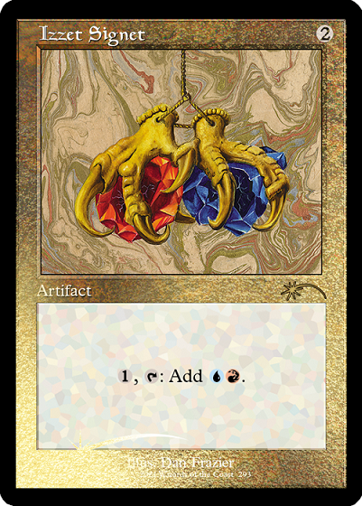 Izzet Signet (Retro) (Foil Etched) [Secret Lair Drop Series] | Jomio and Rueliete's Cards and Comics