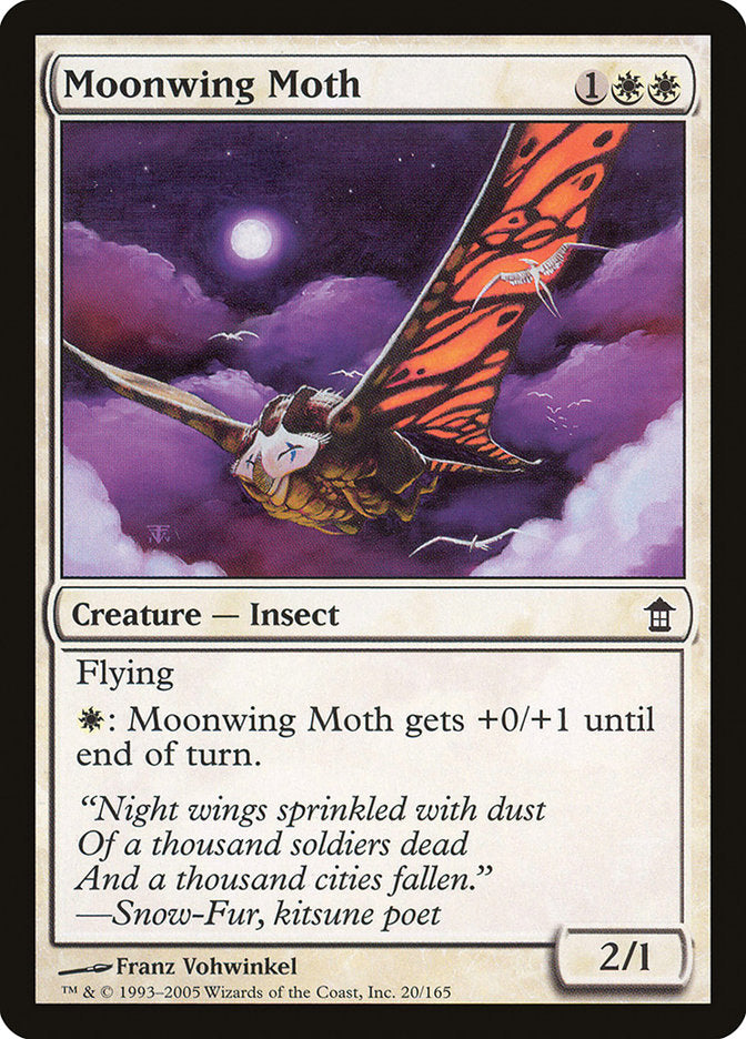 Moonwing Moth [Saviors of Kamigawa] | Jomio and Rueliete's Cards and Comics