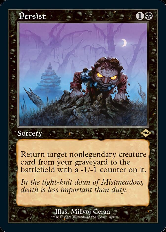 Persist (Retro) [Modern Horizons 2] | Jomio and Rueliete's Cards and Comics