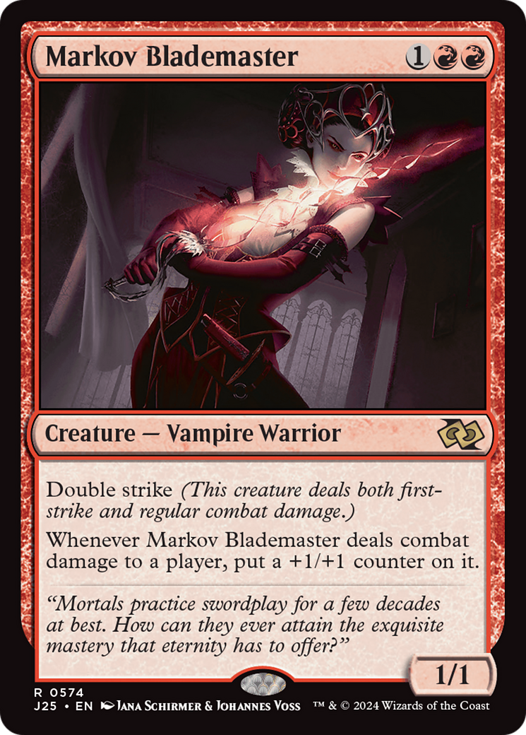 Markov Blademaster [Foundations Jumpstart] | Jomio and Rueliete's Cards and Comics