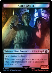 Alien Angel // Treasure (0063) Double-Sided Token (Surge Foil) [Doctor Who Tokens] | Jomio and Rueliete's Cards and Comics
