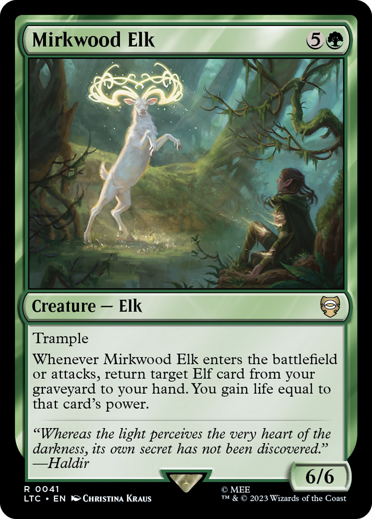 Mirkwood Elk [The Lord of the Rings: Tales of Middle-Earth Commander] | Jomio and Rueliete's Cards and Comics