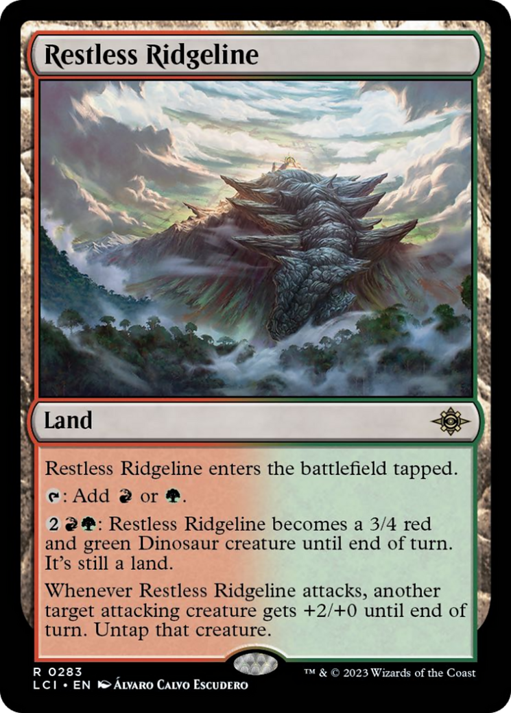 Restless Ridgeline [The Lost Caverns of Ixalan] | Jomio and Rueliete's Cards and Comics