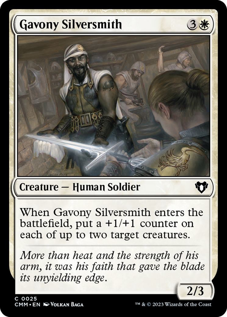 Gavony Silversmith [Commander Masters] | Jomio and Rueliete's Cards and Comics