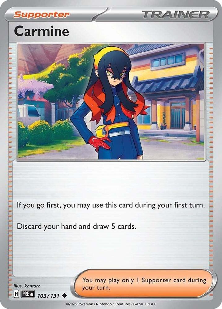 Carmine (103/131) [Scarlet & Violet: Prismatic Evolutions] | Jomio and Rueliete's Cards and Comics