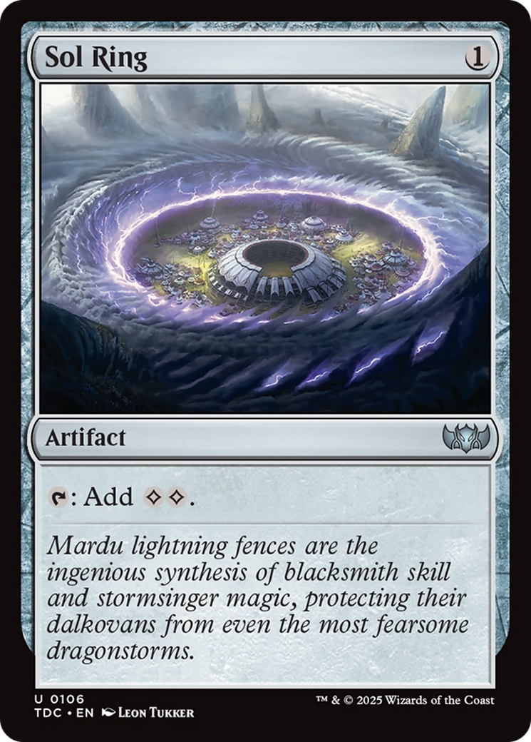 Sol Ring [Tarkir: Dragonstorm Commander] | Jomio and Rueliete's Cards and Comics