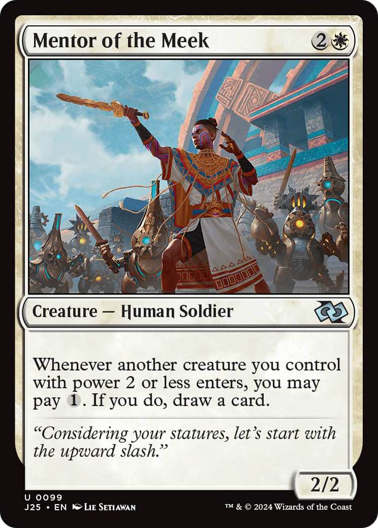 Mentor of the Meek [Foundations Jumpstart] | Jomio and Rueliete's Cards and Comics