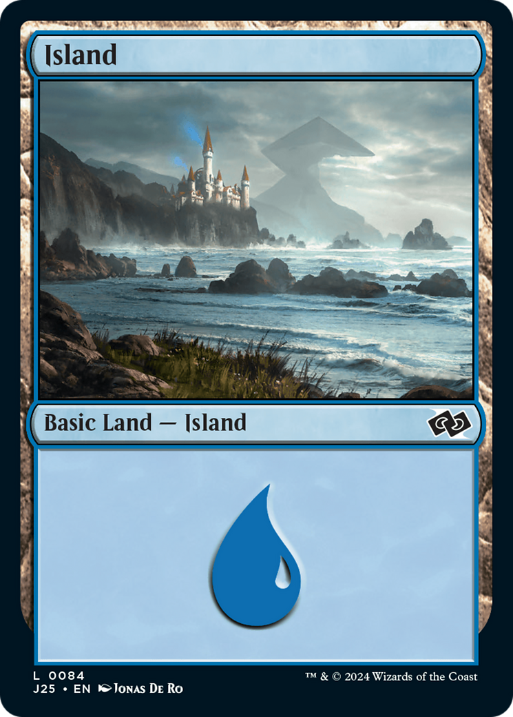 Island (84) [Foundations Jumpstart] | Jomio and Rueliete's Cards and Comics