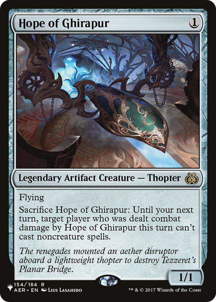 Hope of Ghirapur [The List] | Jomio and Rueliete's Cards and Comics