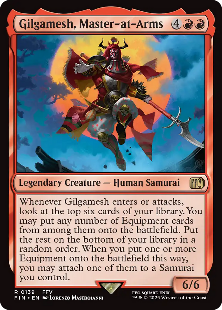 Gilgamesh, Master-at-Arms [FINAL FANTASY] | Jomio and Rueliete's Cards and Comics