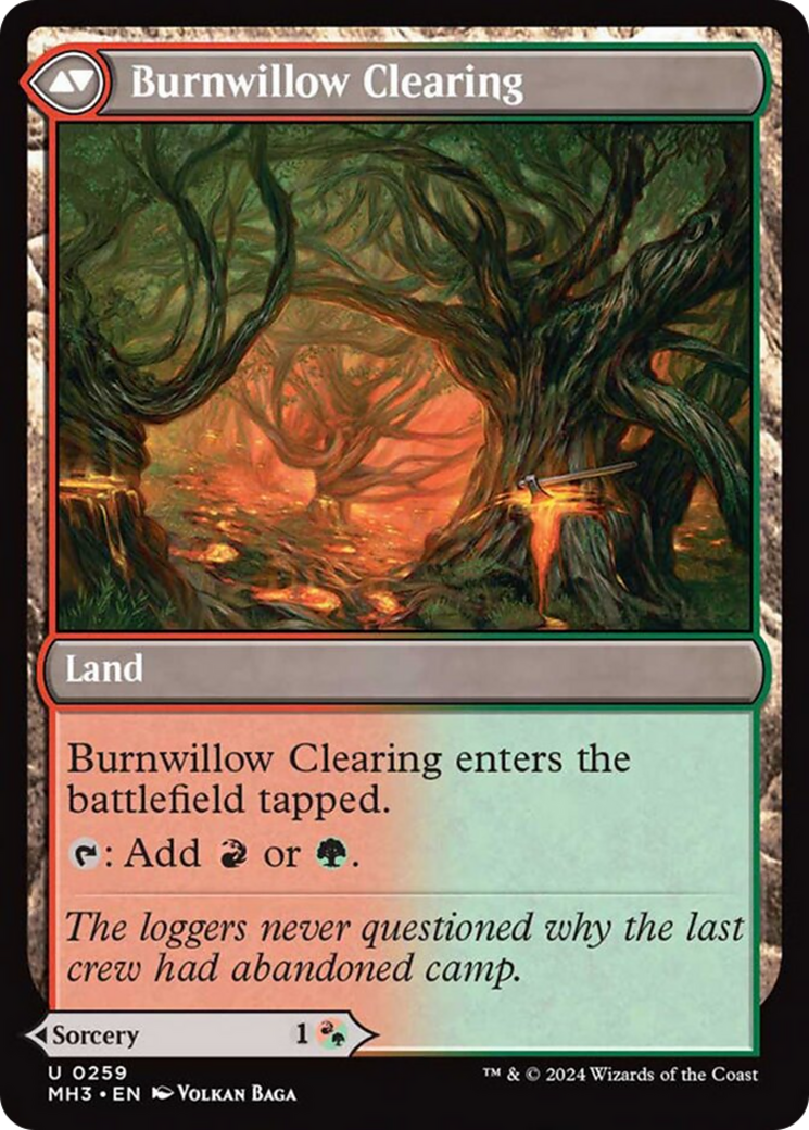 Stump Stomp // Burnwillow Clearing [Modern Horizons 3] | Jomio and Rueliete's Cards and Comics