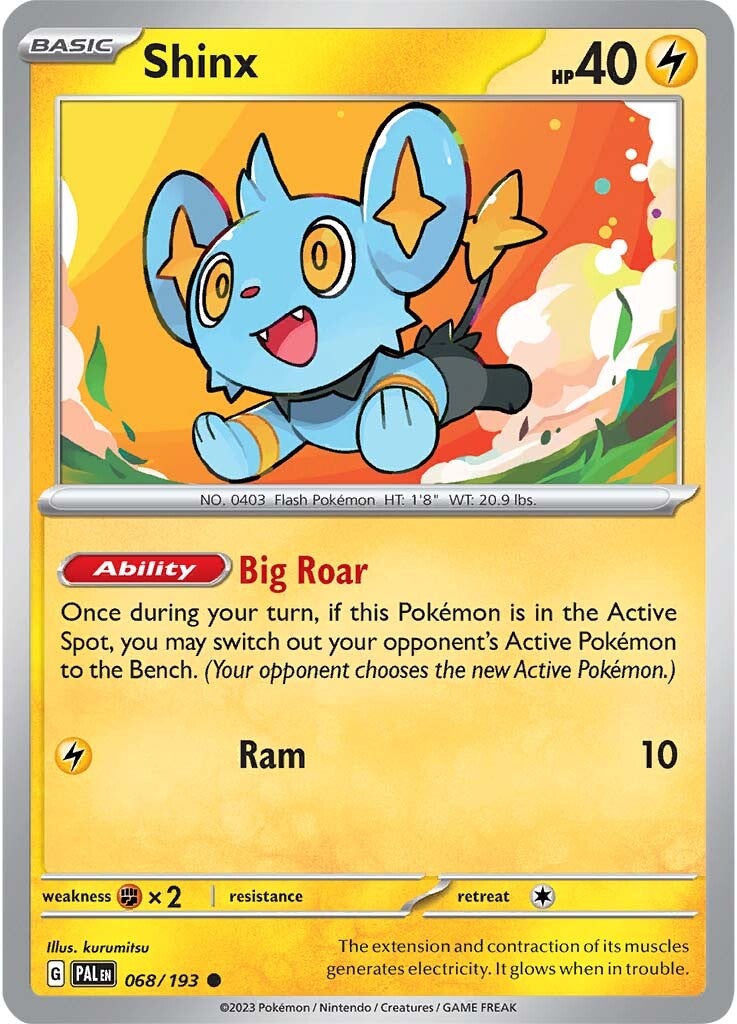 Shinx (068/193) [Scarlet & Violet: Paldea Evolved] | Jomio and Rueliete's Cards and Comics