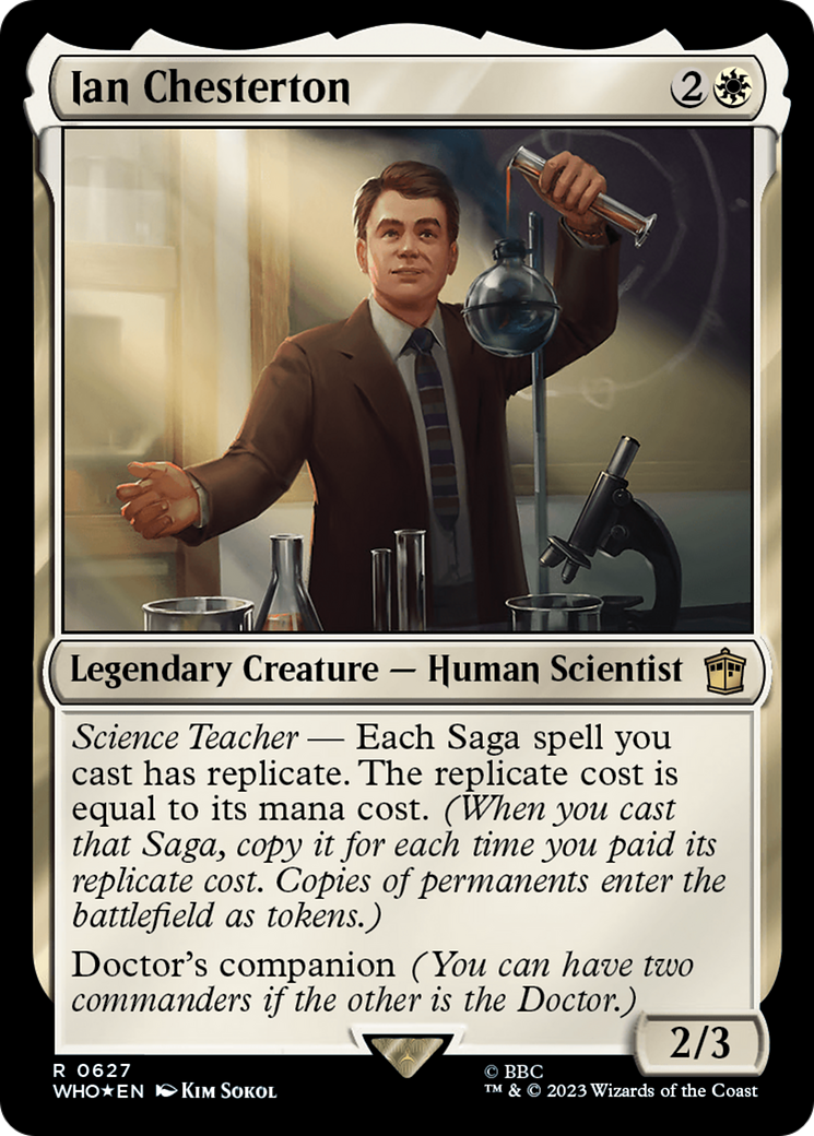 Ian Chesterton (Surge Foil) [Doctor Who] | Jomio and Rueliete's Cards and Comics