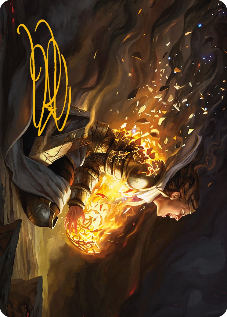 Vanish into Eternity Art Card (Gold-Stamped Signature) [Phyrexia: All Will Be One Art Series] | Jomio and Rueliete's Cards and Comics